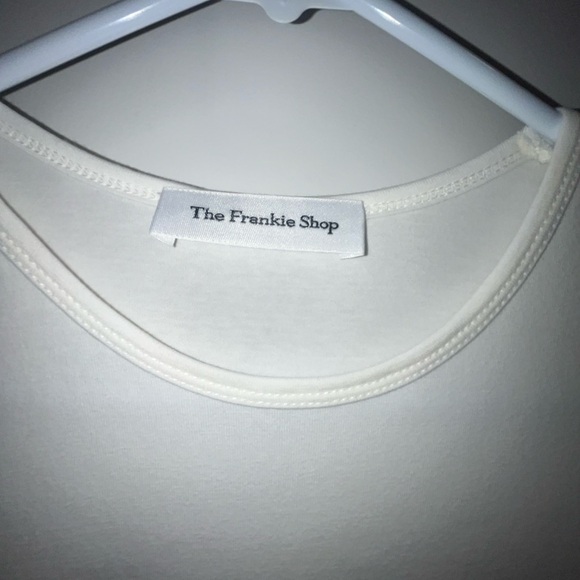 The Frankie Shop Maya T-Shirt Midi Dress White Cotton Dress - Picture 3 of 5